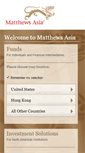 Mobile Screenshot of matthewsasia.com